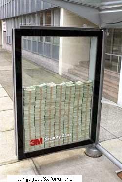 3m was so sure their security glass was they put a large stack of cash behind it and shoved it in a