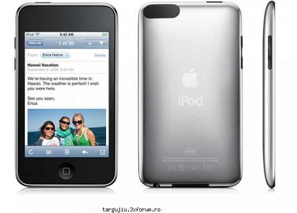 apple ipod touch 8gb gen a 2-a cydia instalat, cablu de date , casti originale , husa piele ,